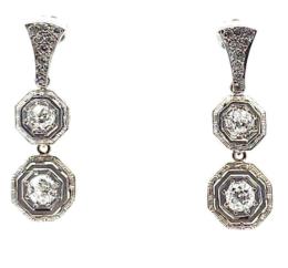 White Gold Earring