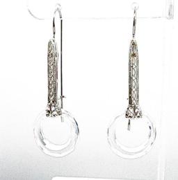 White Gold Earring