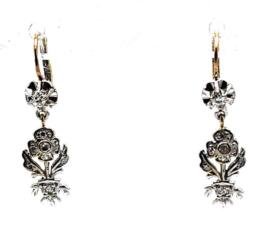 White Gold Earring