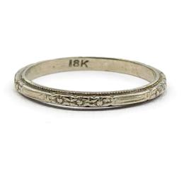 White Gold Women's Wedding Bands