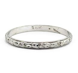 White Gold Women's Wedding Bands