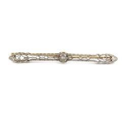 White Gold Pin