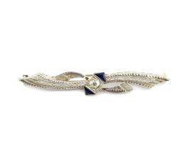 White Gold Pin