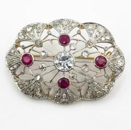 White Gold Pin