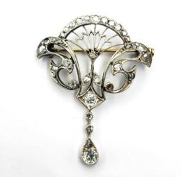 White Gold Pin