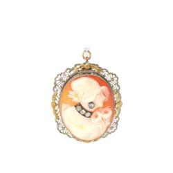 White Gold Pin