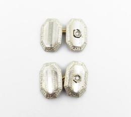 White Gold Jewelry Cool Finds - CUFFLINKS