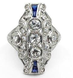Platinum Ring  -  Women's