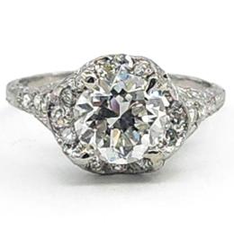 PLATINUM RING  -  WOMEN'S MOUNTINGS