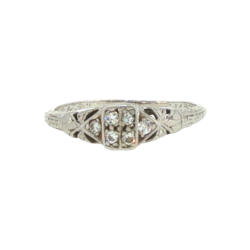 Platinum Ring  -  Women's