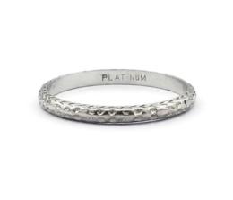 Platinum Women's Wedding Bands