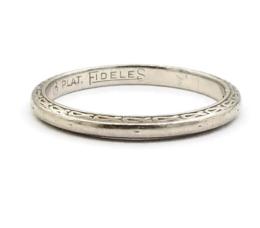 Platinum Women's Wedding Bands