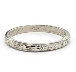 Platinum Women's Wedding Bands